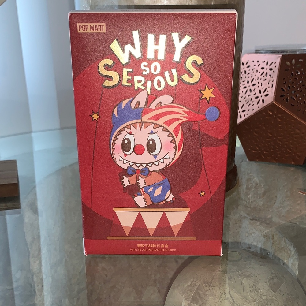 POP MART "Why So Serious" Vinyl Plush Pendant Blind Box